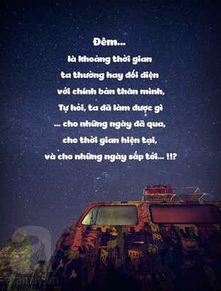 Đêm là thời gian trải lòng mình